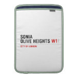 Sonia olive heights  MacBook Air sleeves
