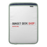 SUNSET GEEK  MacBook Air sleeves