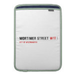 Mortimer Street  MacBook Air sleeves