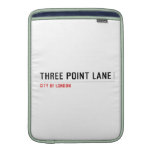 THREE POINT LANE  MacBook Air sleeves