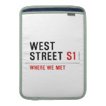West Street  MacBook Air sleeves