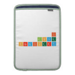 I
 love
 chemistry  MacBook Air sleeves