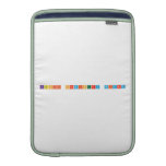 Kashif Chemistry Wizard  MacBook Air sleeves