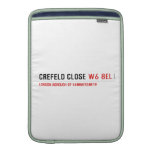 Crefeld Close  MacBook Air sleeves