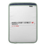 Karla Croft Street  MacBook Air sleeves