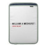 william a medhurst  MacBook Air sleeves