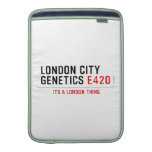 LONDON CITY  GENETICS  MacBook Air sleeves