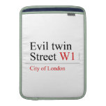 Evil twin Street  MacBook Air sleeves