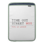 Time out Street  MacBook Air sleeves