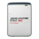 jugend akademie Street  MacBook Air sleeves