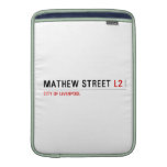 Mathew street  MacBook Air sleeves