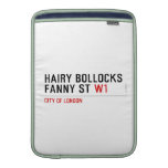 hairy bollocks fanny st  MacBook Air sleeves