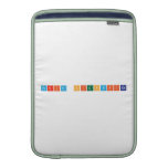 Feria Cientifica  MacBook Air sleeves