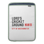 LORD'S CRICKET GROUND  MacBook Air sleeves