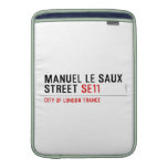 Manuel le Saux Street  MacBook Air sleeves