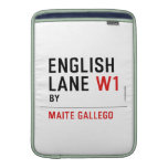 English Lane  MacBook Air sleeves