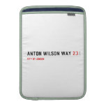 Anton Wilson Way  MacBook Air sleeves
