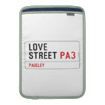 LOVE Street  MacBook Air sleeves