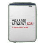 vicarage crescent  MacBook Air sleeves