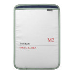 I LOVE MONiCA.SY  MacBook Air sleeves