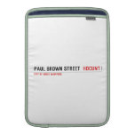 paul brown street   MacBook Air sleeves