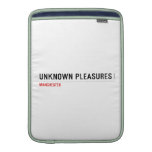 unKNOWN PLEASURES  MacBook Air sleeves