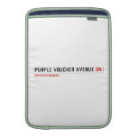 purple voucher avenue  MacBook Air sleeves