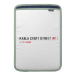 Karla Croft Street  MacBook Air sleeves