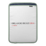Orlando Road  MacBook Air sleeves