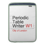 Periodic Table Writer  MacBook Air sleeves