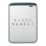 Happy
 Birthday
   MacBook Air sleeves