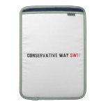 Conservative Way  MacBook Air sleeves
