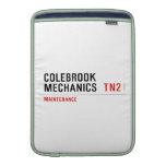 Colebrook Mechanics   MacBook Air sleeves