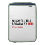 MUSWELL HILL BROADWAY  MacBook Air sleeves