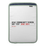 Dene community school art trip   MacBook Air sleeves
