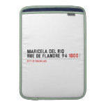 Maricela del Rio Rue de Flandre 94  MacBook Air sleeves
