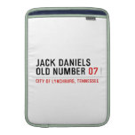Jack Daniels Old Number  MacBook Air sleeves