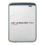 6407 Las Brisas Drive  MacBook Air sleeves