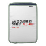 awesomeness street  MacBook Air sleeves