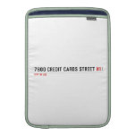 7800 Credit cards street  MacBook Air sleeves
