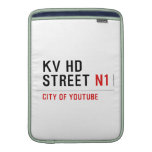 KV HD Street  MacBook Air sleeves