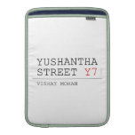 Yushantha  Street  MacBook Air sleeves