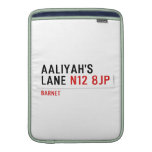 Aaliyah's  Lane  MacBook Air sleeves