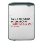 SQUAD ONE SOUND INTERNATIONAL   MacBook Air sleeves