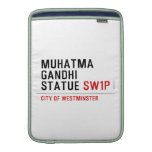 muhatma gandhi statue  MacBook Air sleeves