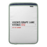 Vixen's Grape Lane  Avenue  MacBook Air sleeves