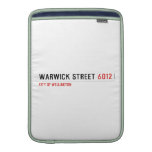 Warwick Street  MacBook Air sleeves