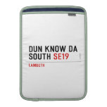 DUN KNOW DA SOUTH  MacBook Air sleeves