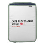CAKE PROVOCATEUR  STREET  MacBook Air sleeves
