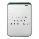 Change 
 Begins 
 With Me  MacBook Air sleeves